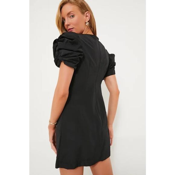 NWT Hyacinth House Tuckernuck Black Tinsley Mini Dress LBD Cocktail Flirty XXS - Picture 2 of 8
